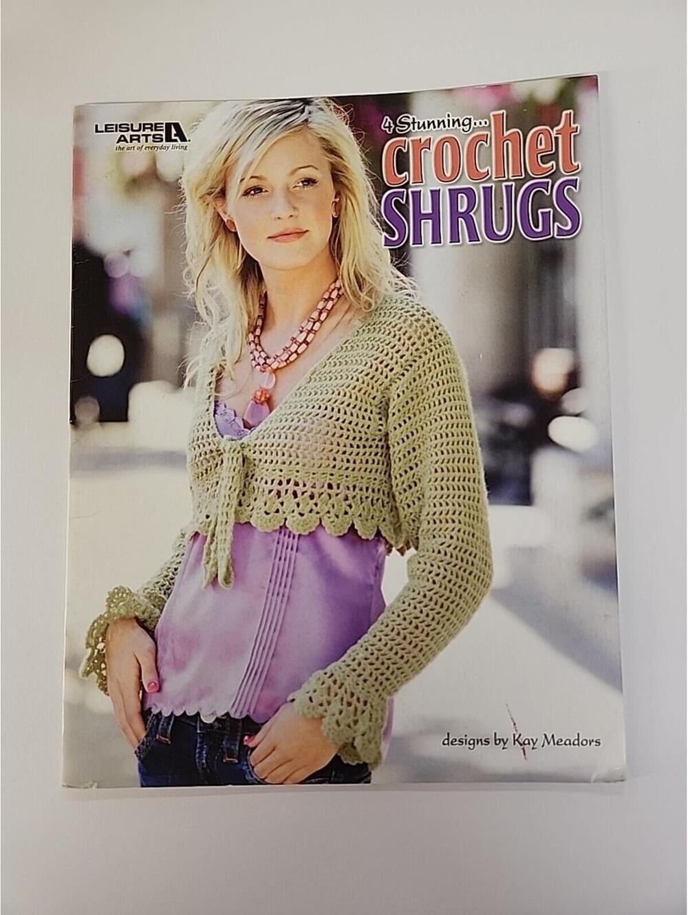 Stunning Crochet Shrugs ~ Leisure Arts - Pattern 4357
